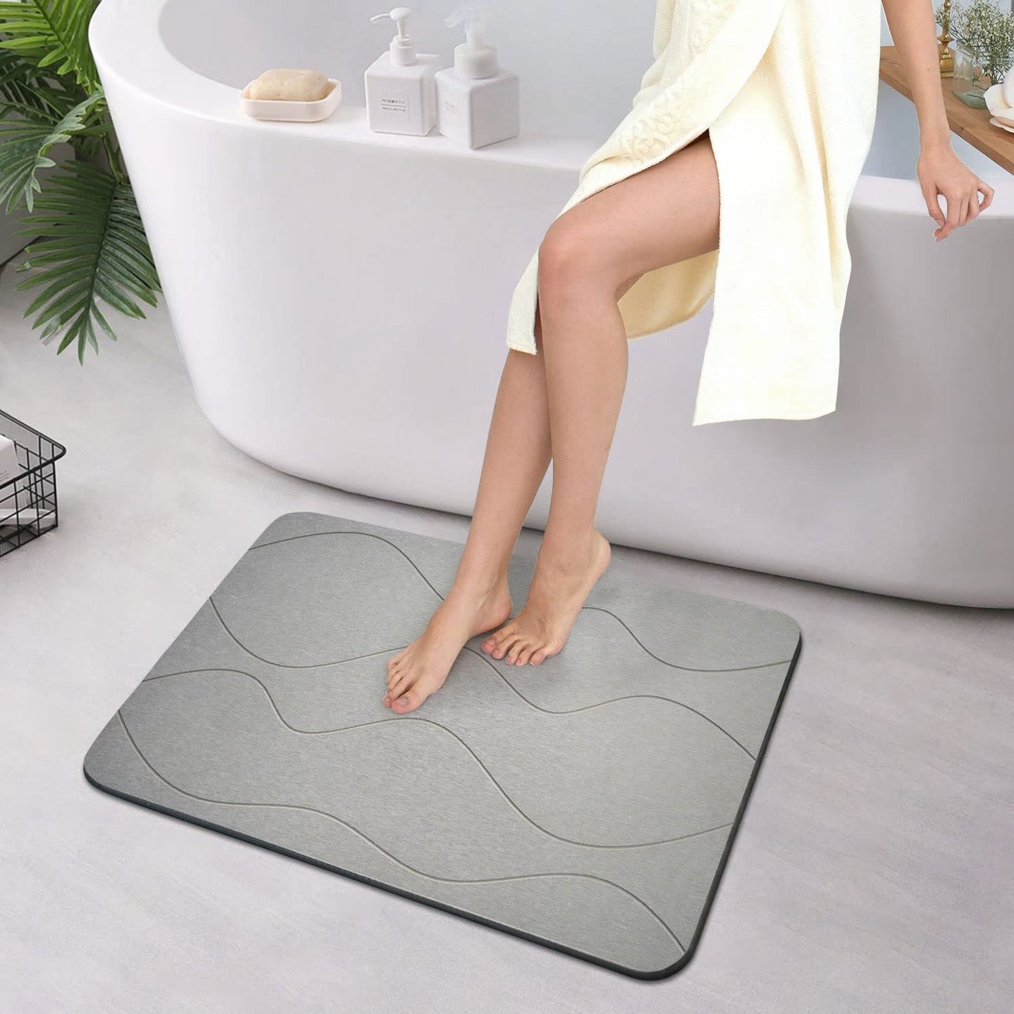 🪨 Alfombrilla de Baño – Secado Rápido, Antideslizante y Ecológica