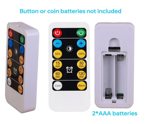 ✨💡 Apliques de Pared Recargables x2 – Sin Cableado, Regulables, 3 Tonos de Luz, Temporizador y Control Remoto ⚡🔋