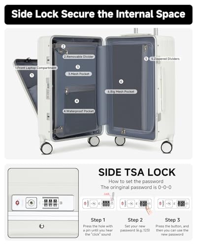 MALETA DE MANO CON COMPARTIMENTO FRONTAL