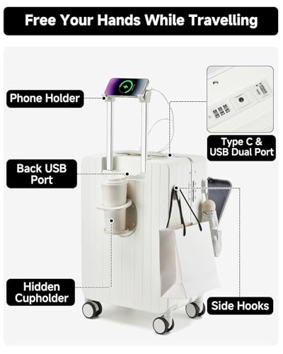 MALETA DE MANO CON COMPARTIMENTO FRONTAL