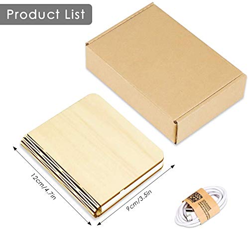 📖✨ Lámpara Libro LED – Luz Ambiental Plegable Multicolor con Carga USB y Diseño Magnético 🌈🔋