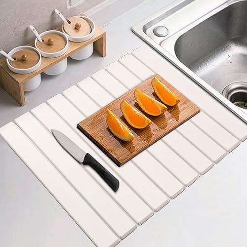 🧽 Tapete de Secado de Platos de Piedra