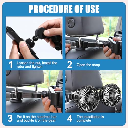 VENTILADOR PARA COCHE 360º