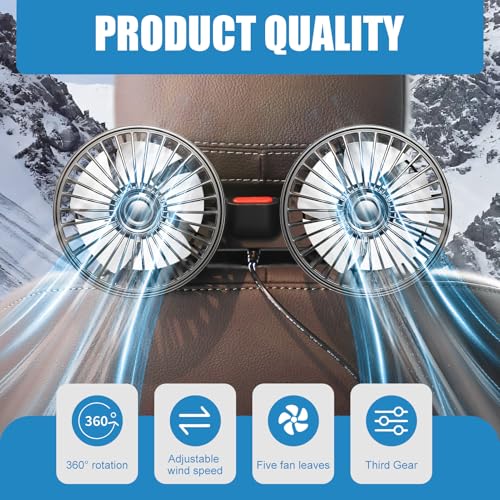 VENTILADOR PARA COCHE 360º