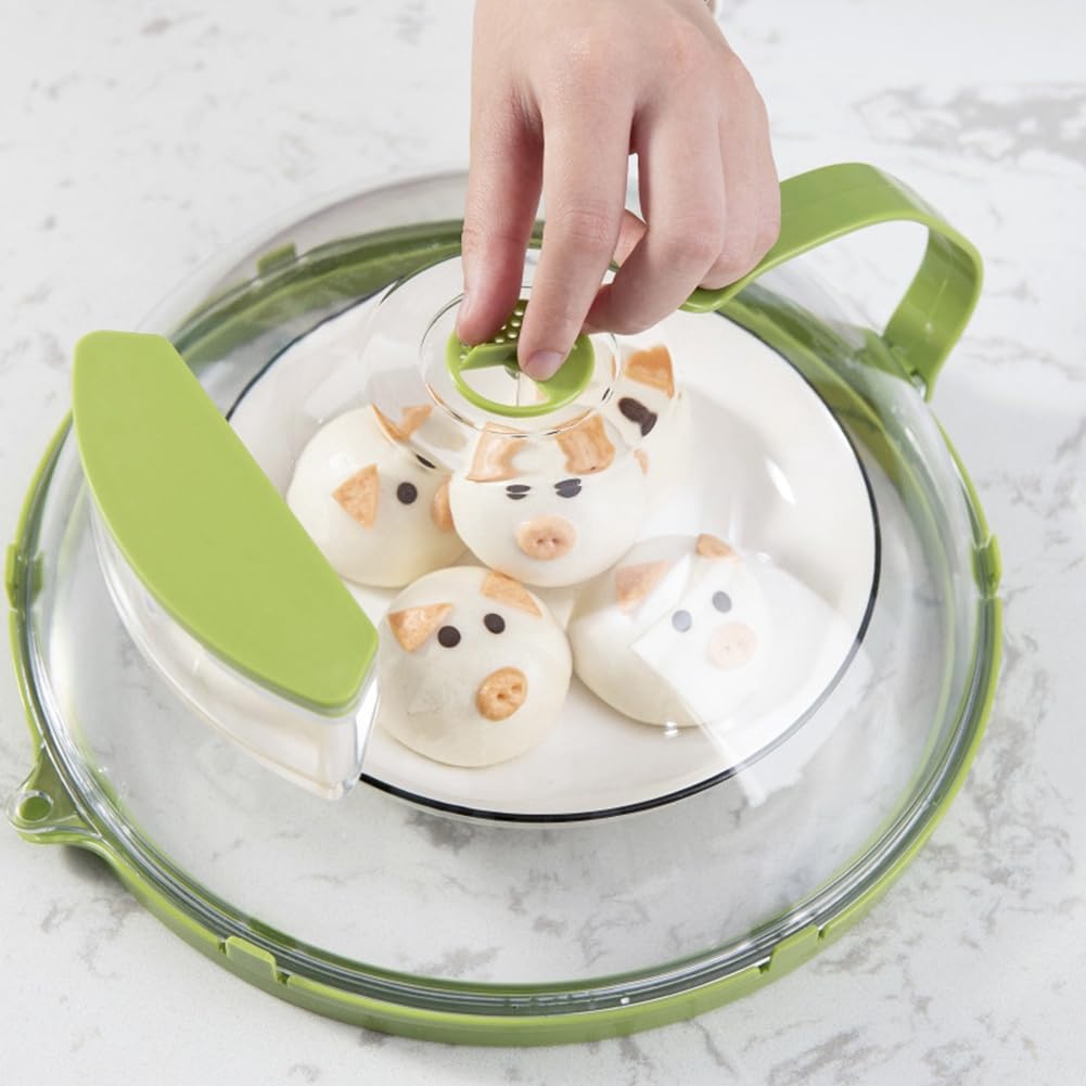 Cubierta para Microondas con Ventilación Ajustable 🔄🔥