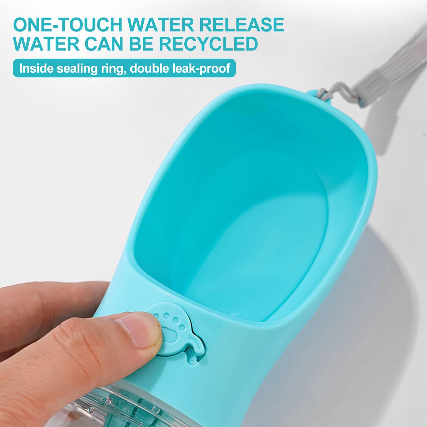 🐶💧 Botella de Agua para Perros | Antifugas, Portátil y Segura para Mascotas 🦴🚶‍♂️