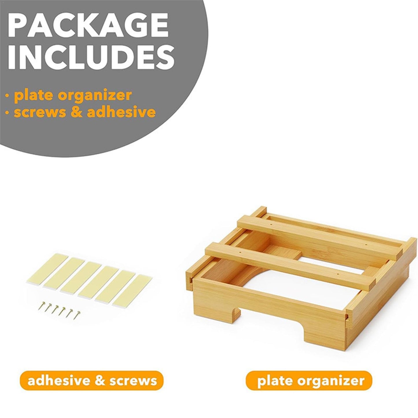 🍽️ Dispensador de Platos de Papel (Color Madera)