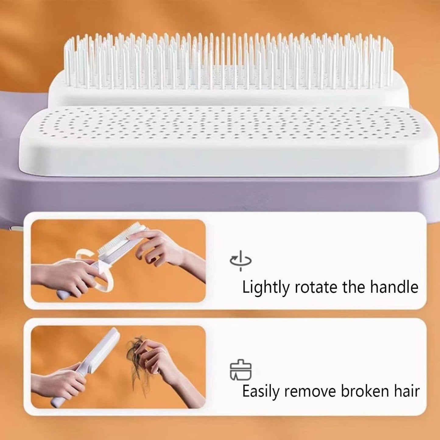 CEPILLO DE PELO AUTOLIMPIANTE