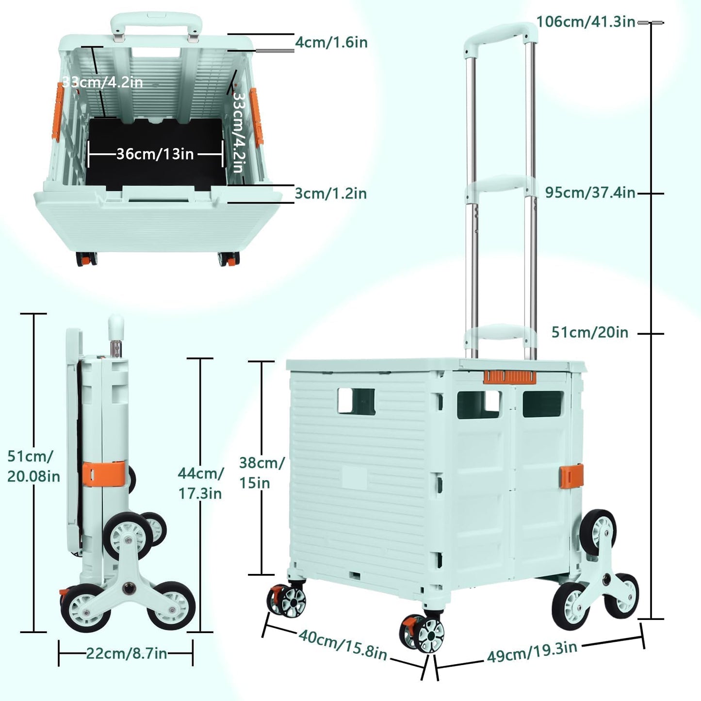 CARRITO DE COMPRA PLEGABLE