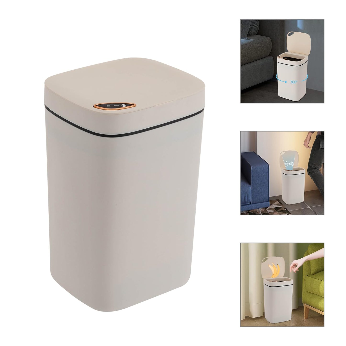 CUBO DE BASURA CON SENSOR