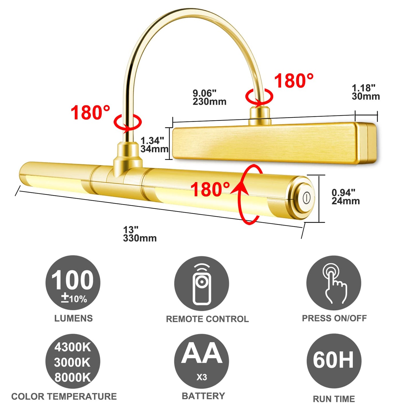 🎨💡Luz de Imagen LED Rosa – Iluminación Ajustable con Control Remoto, Brillo Regulable y Temporizador ⏰✨