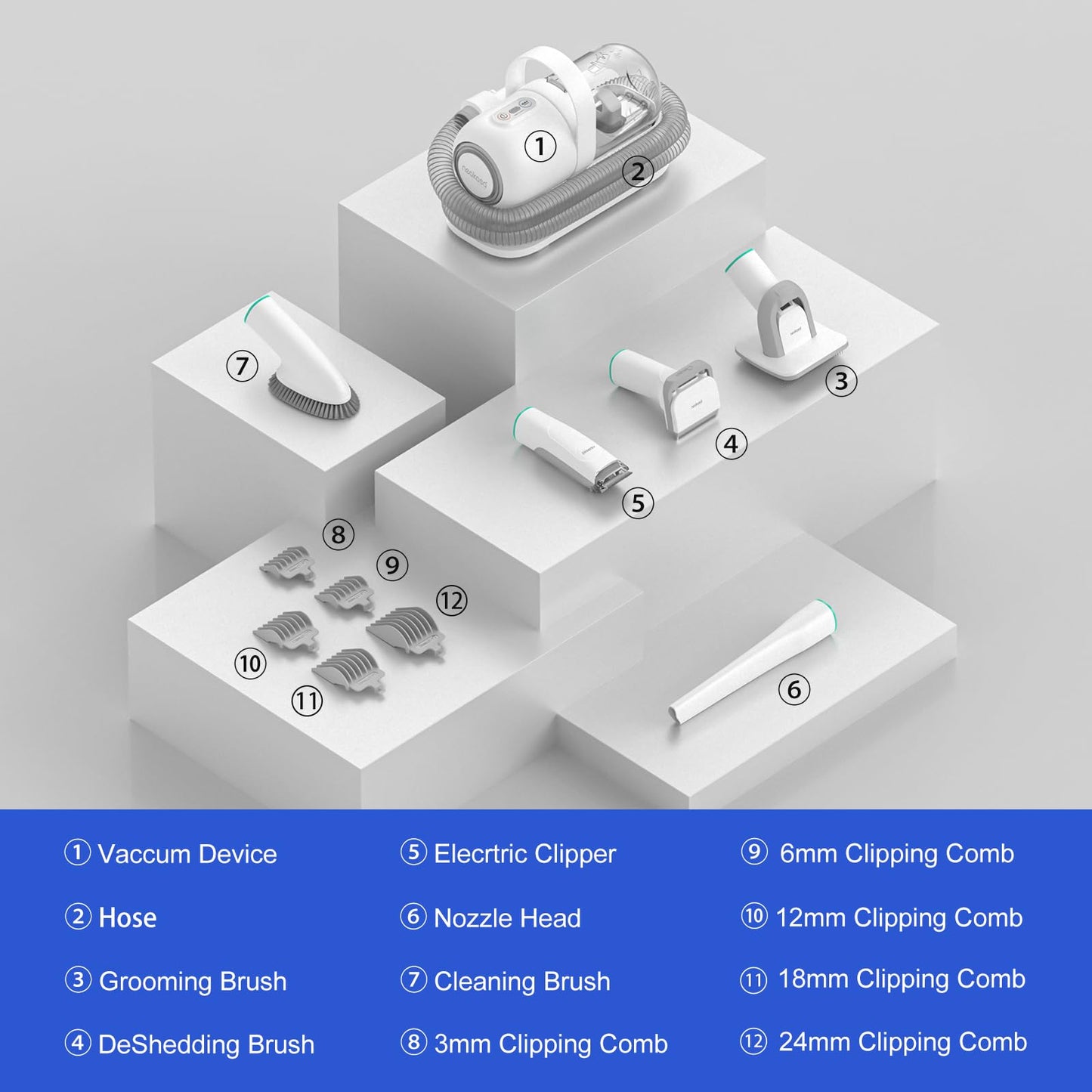 🐶✂️ Aspiradora y Cortapelos para Mascotas