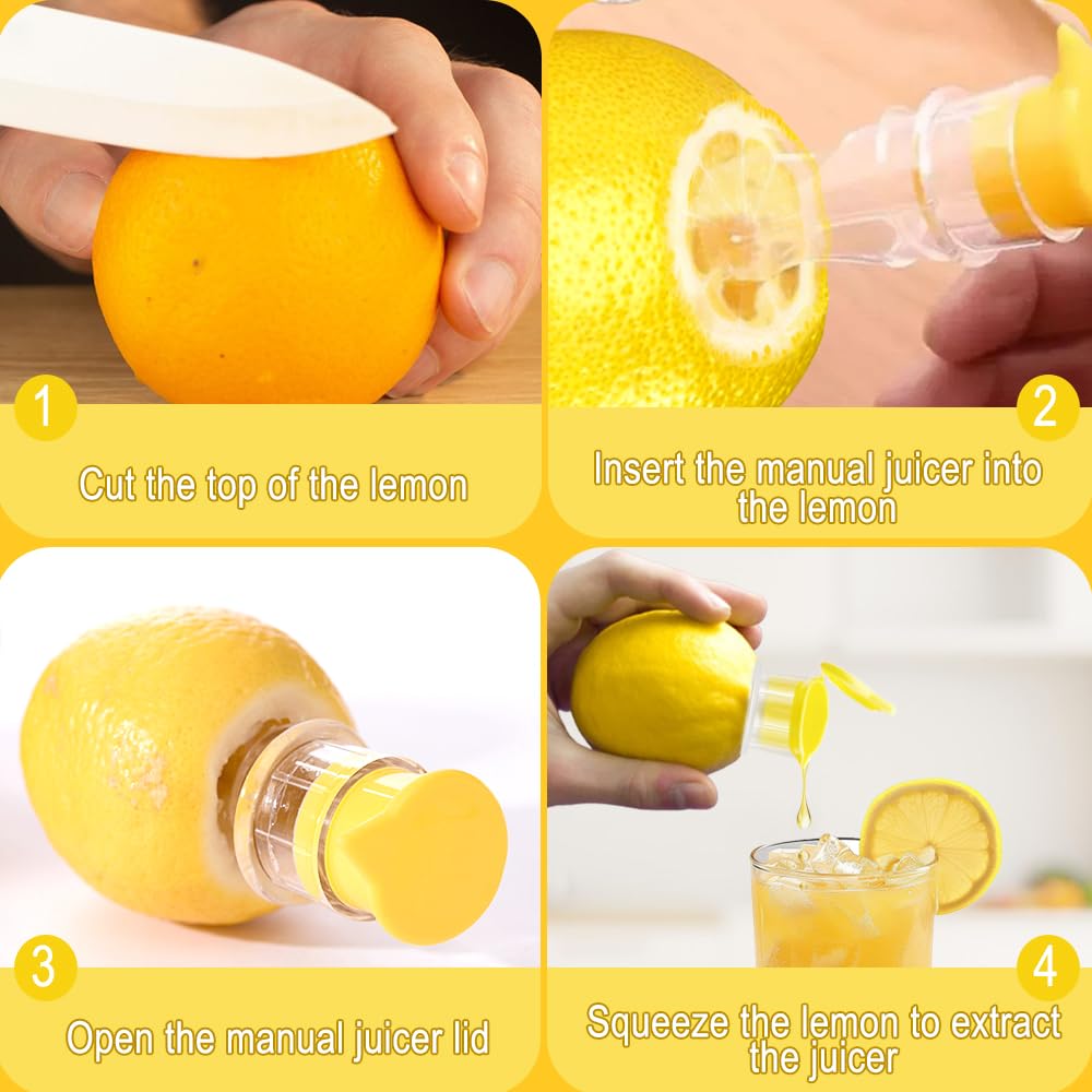 EXPRIMIDOR DE LIMÓN, 2 PZS