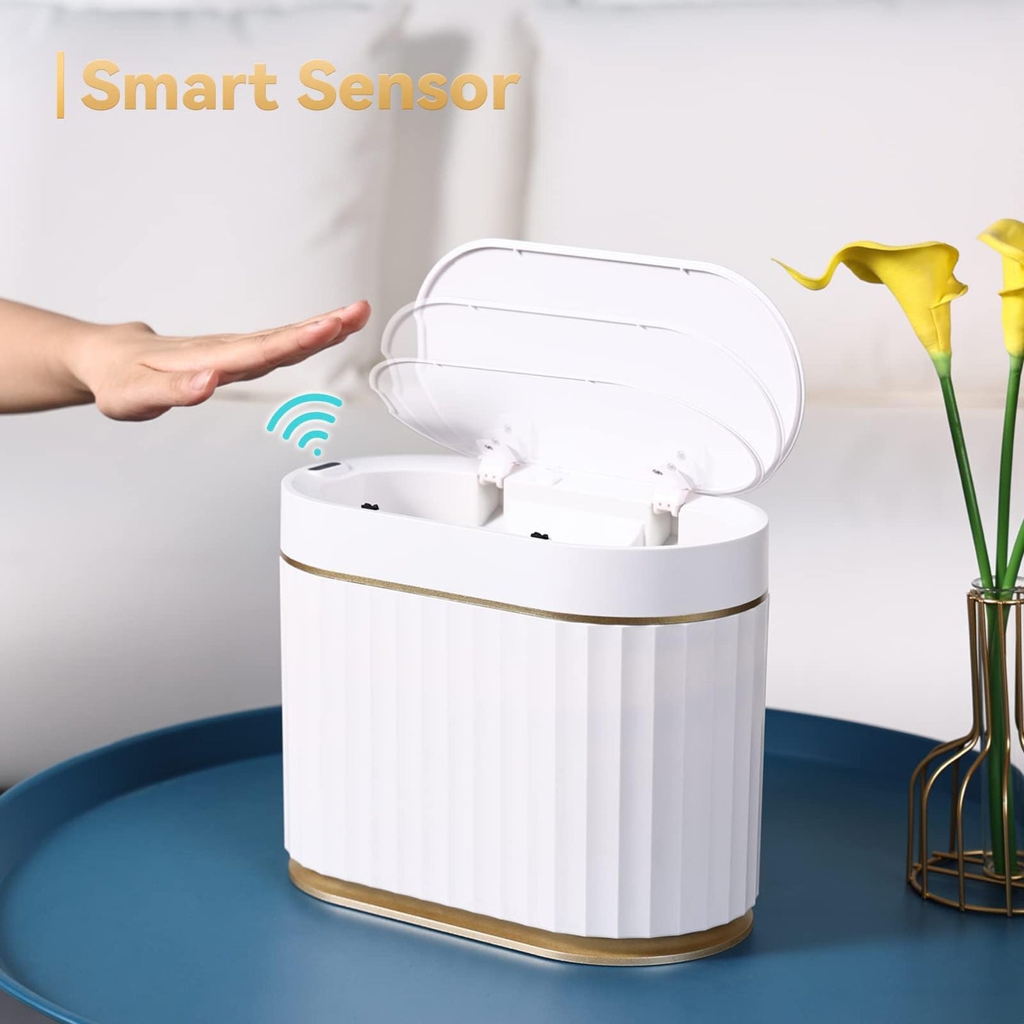 🗑️✨ Cubo de Basura con Sensor de Movimiento – Inteligente, Compacto y Elegante ✨🗑️