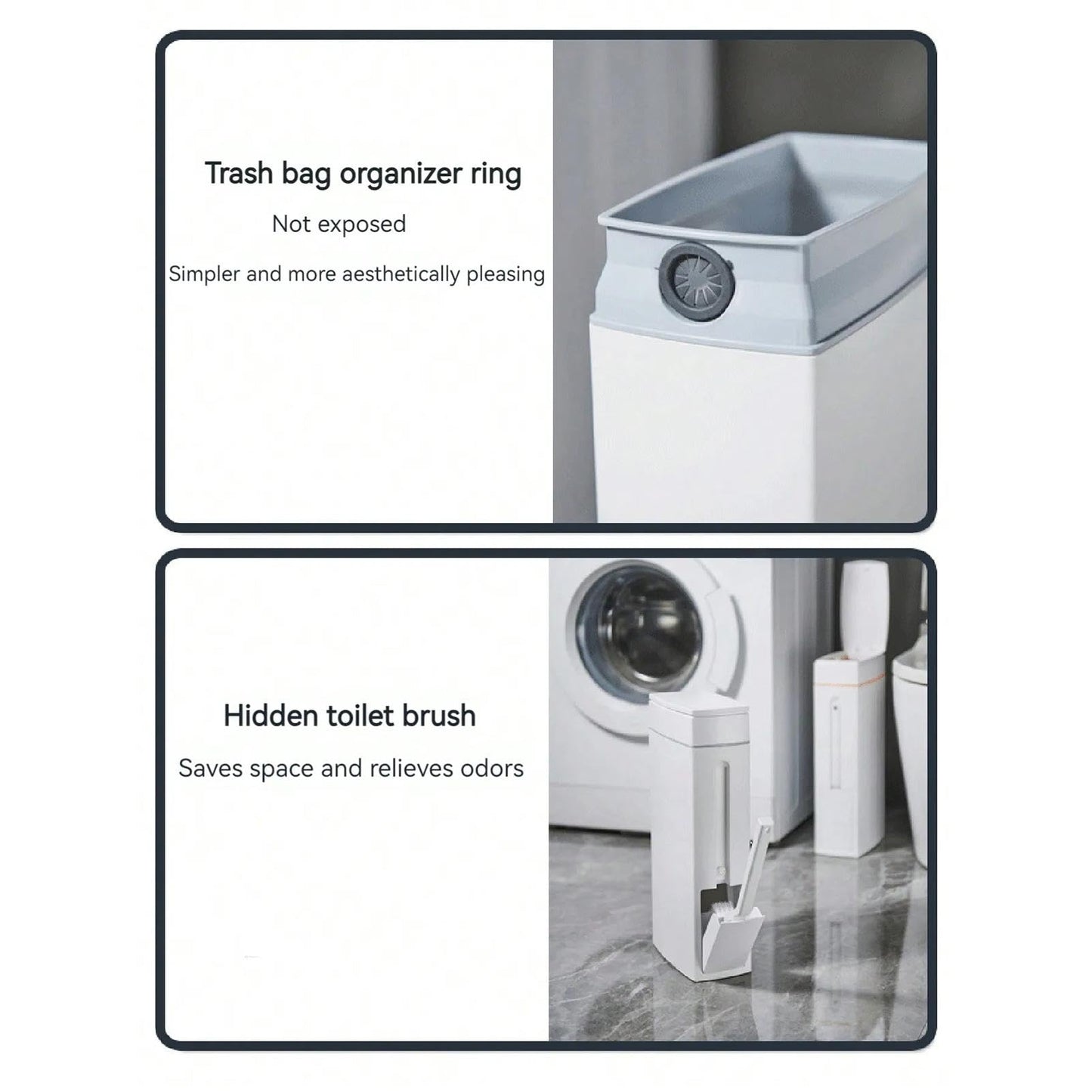 PAPELERA CON ESCOBILLA DE BAÑO