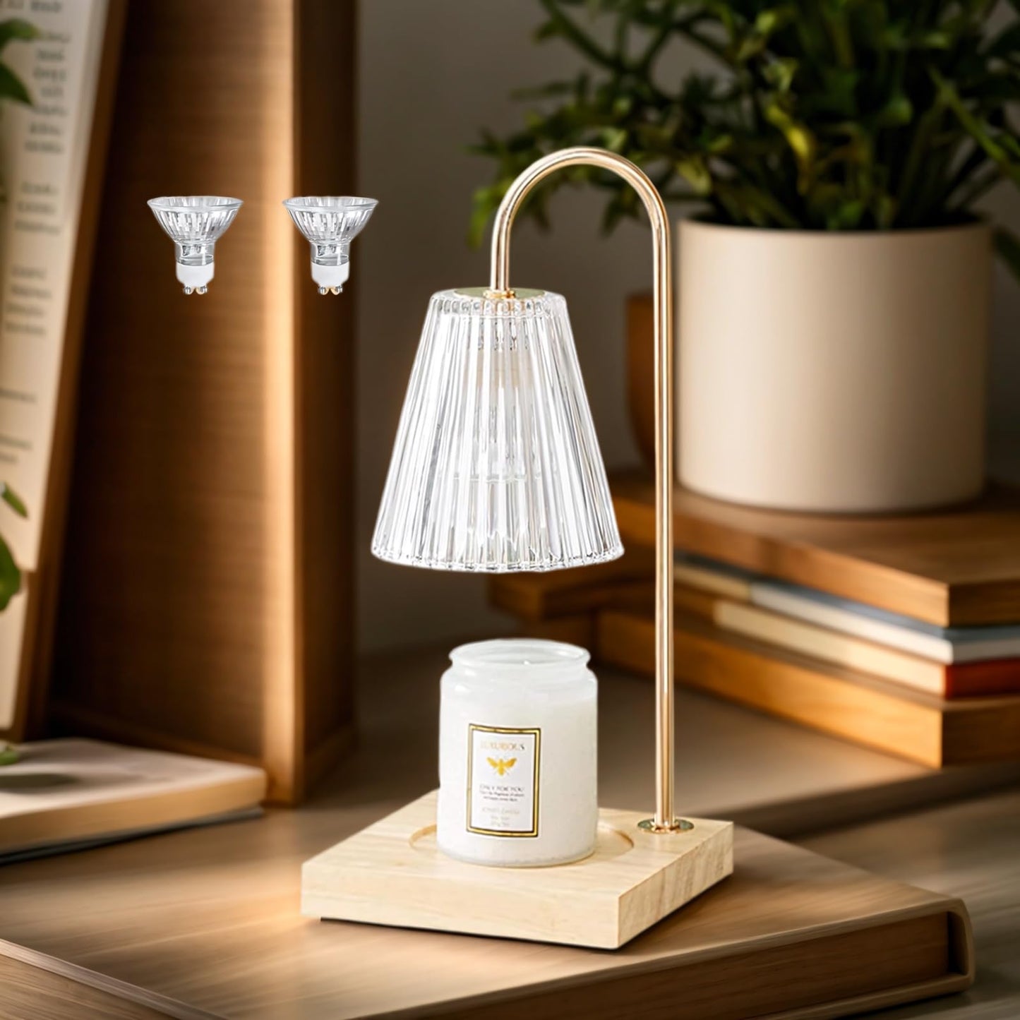 CALENTADOR DE VELAS Y LÁMPARA