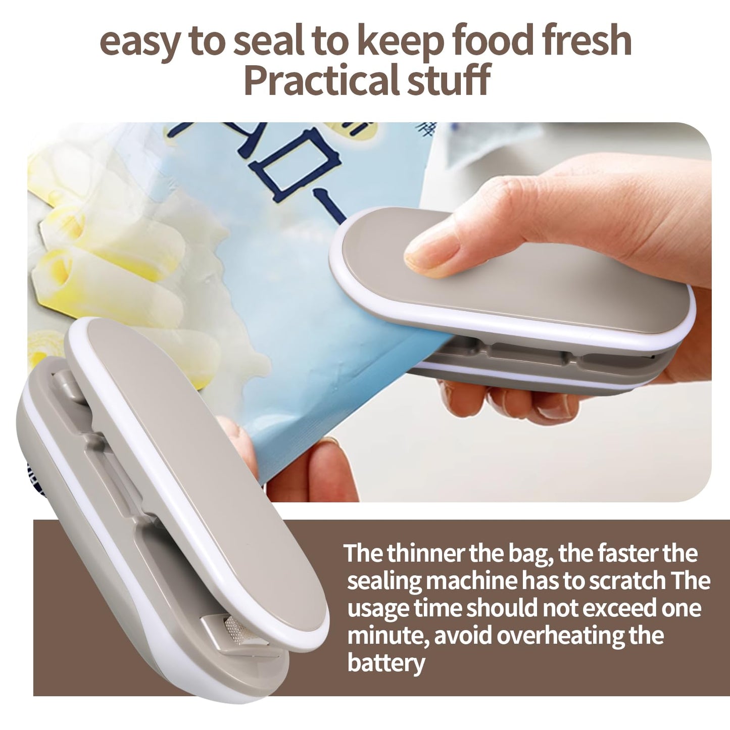 Minisellador de Bolsas Portátil ✨