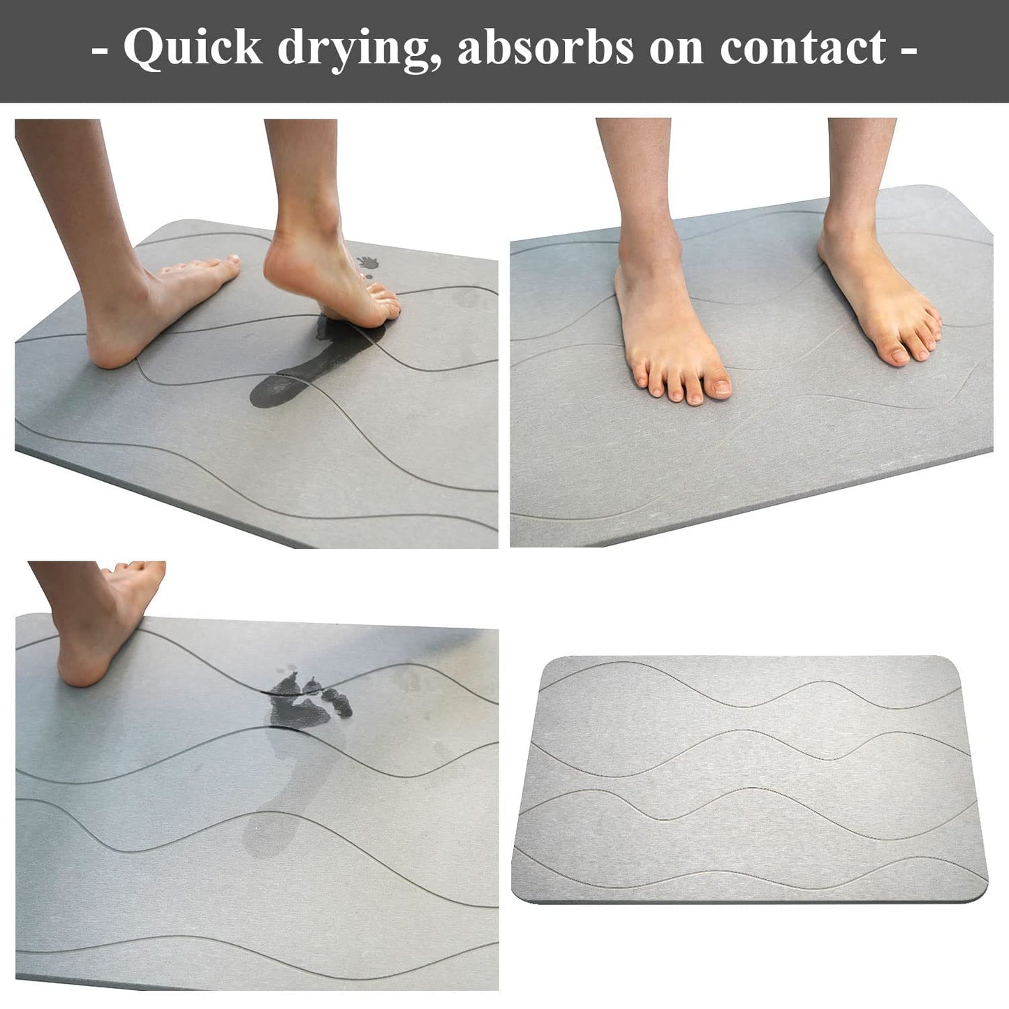 🪨 Alfombrilla de Baño – Secado Rápido, Antideslizante y Ecológica