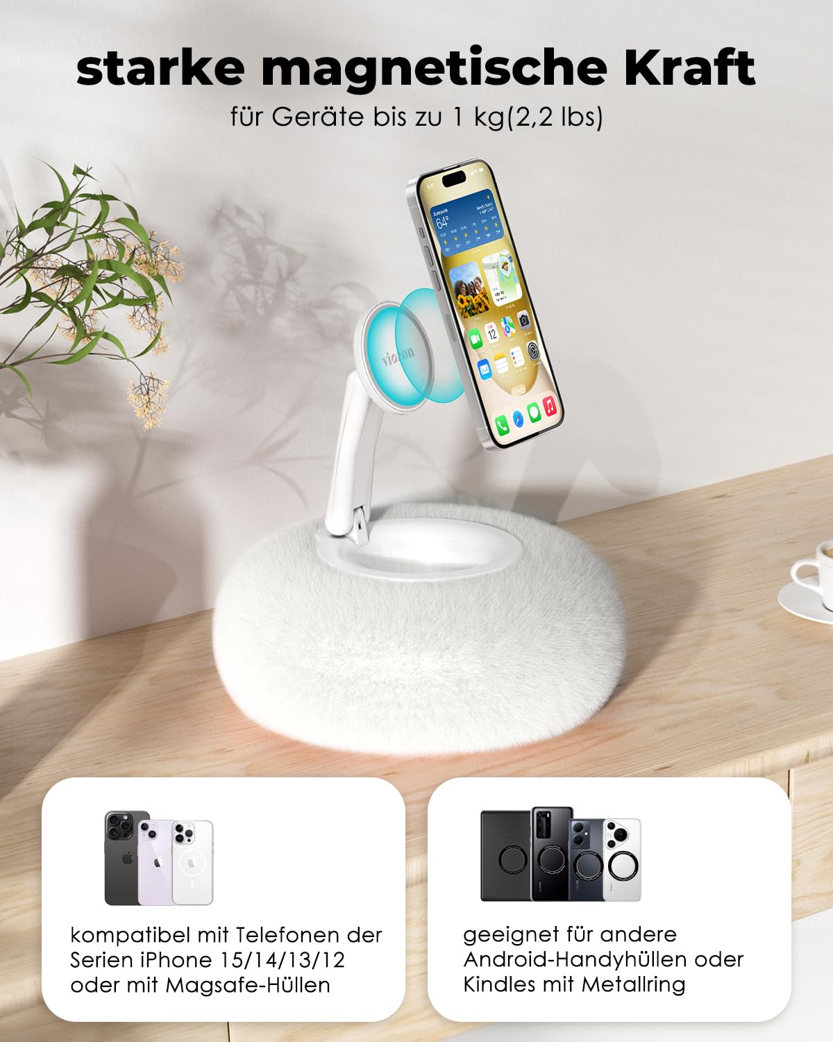 COJÍN SOPORTE PARA TELÉFONO MÓVIL