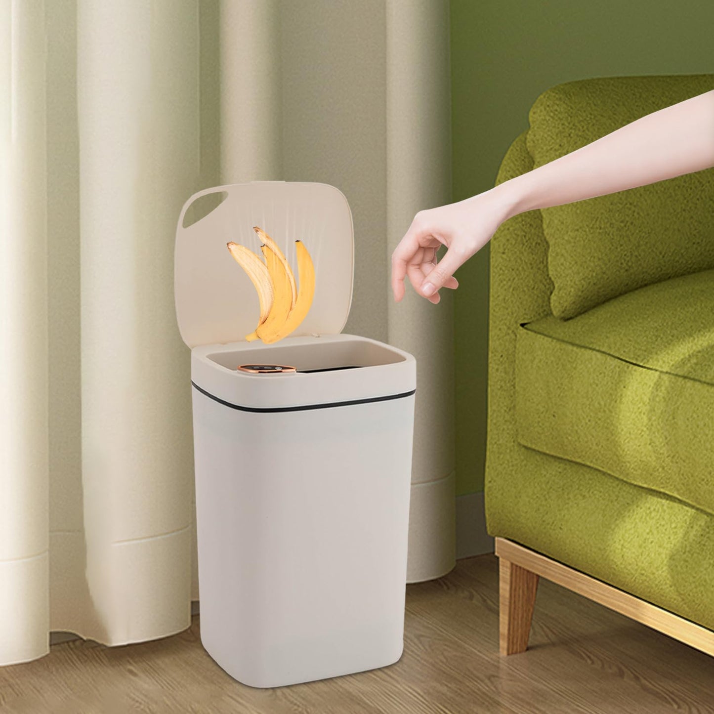 CUBO DE BASURA CON SENSOR