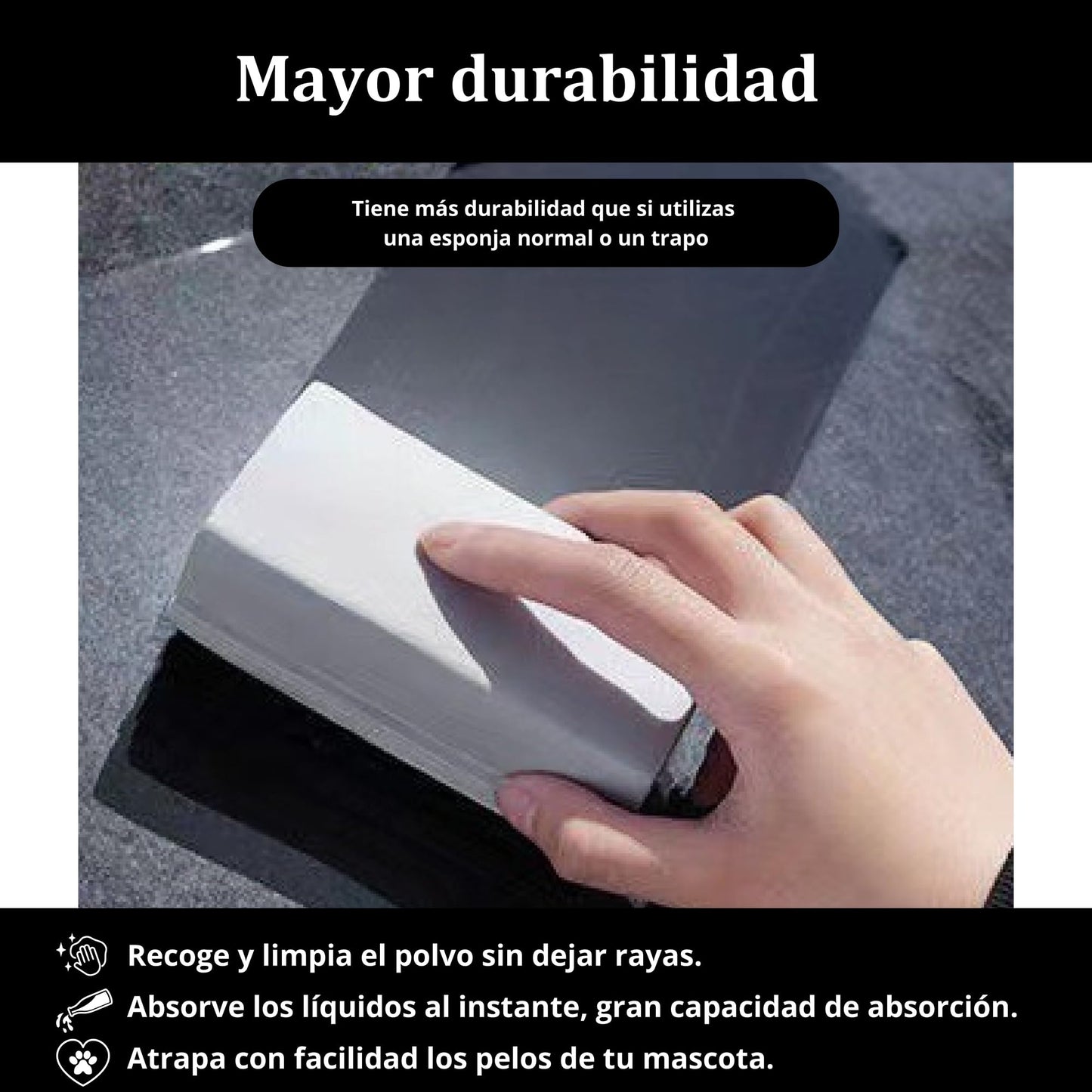 ESPONJAS DE LIMPIEZA, 4 PZS