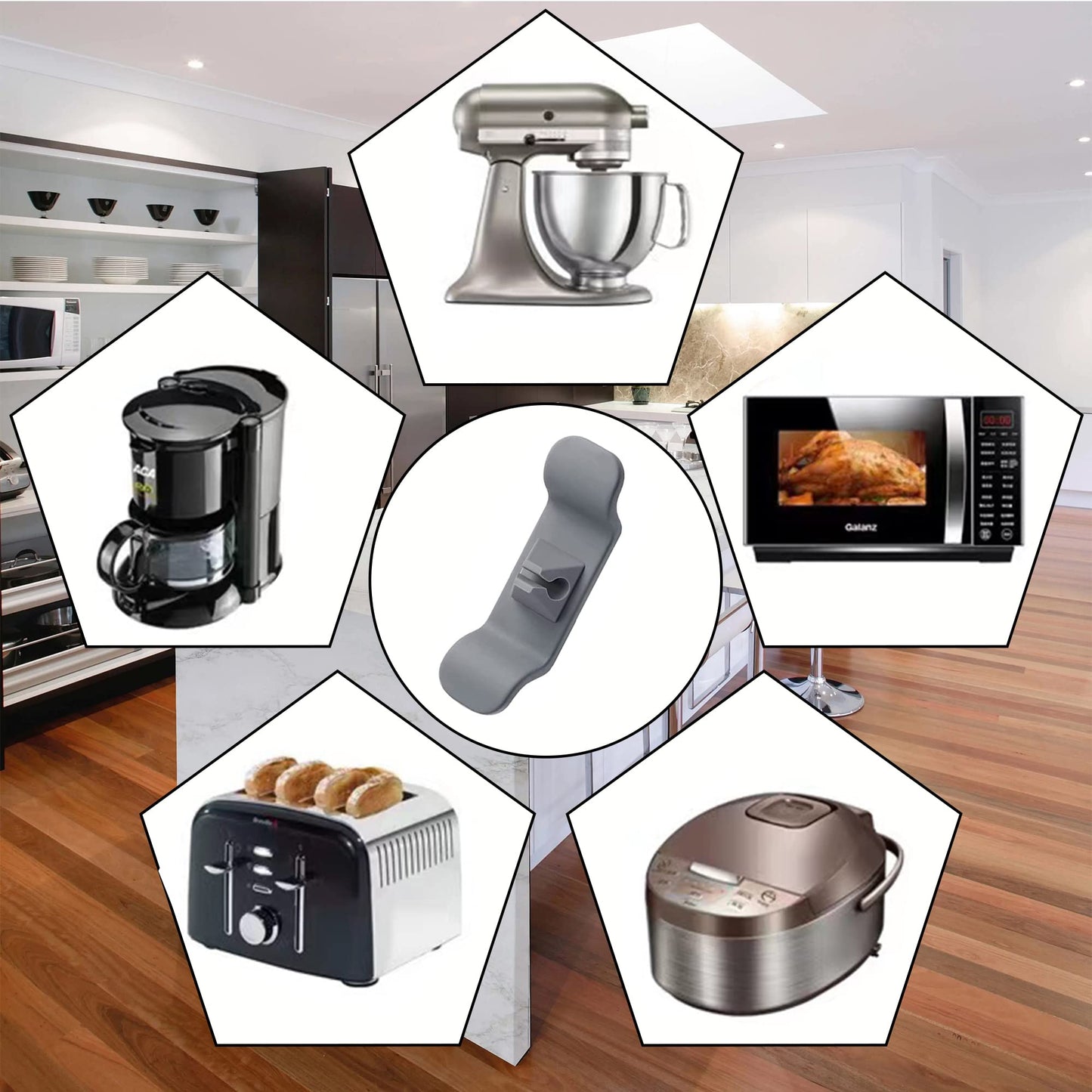 🧹 Organizador de Cables para Electrodomésticos de Cocina