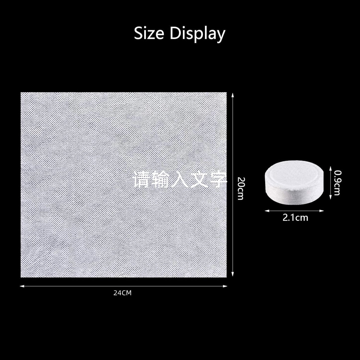 TOALLAS COMPRIMIDAS, 100 PZS