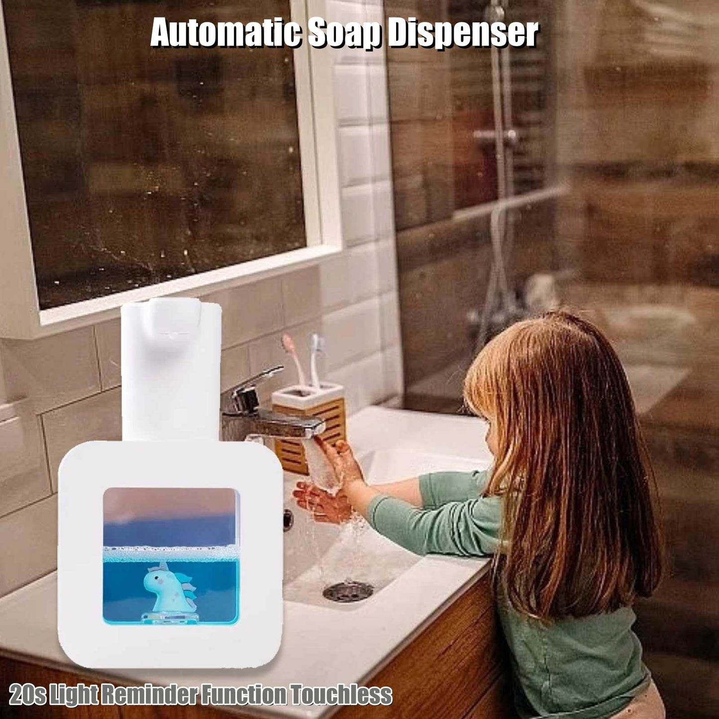 🧼🐱 Dispensador Automático de Jabón en Espuma – Con Sensor Infrarrojo y Diseño de Gato 🐾✨
