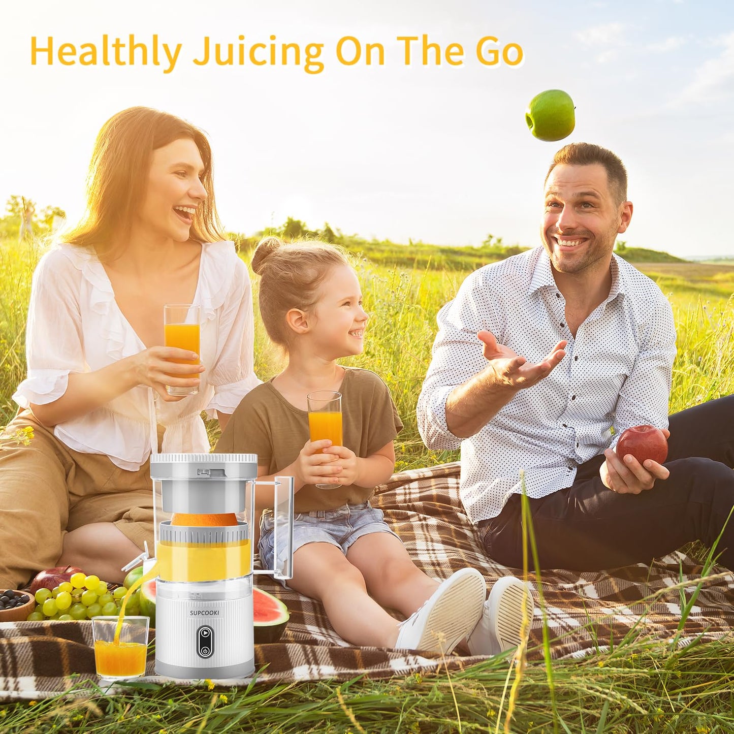 🍊 Exprimidor Eléctrico Recargable