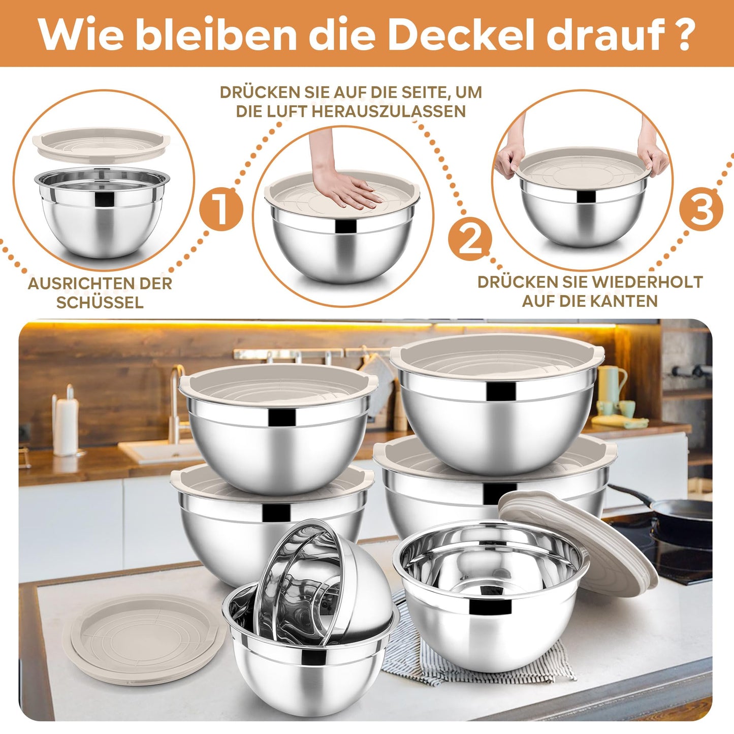 Juego de Cuencos 7 en 1 🥣✨