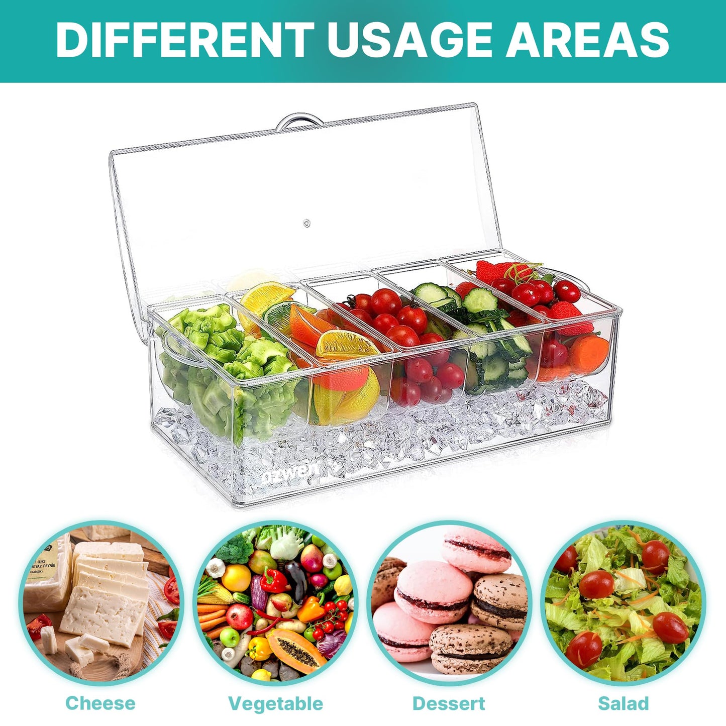 BANDEJA PARA SERVIR CONDIMENTOS