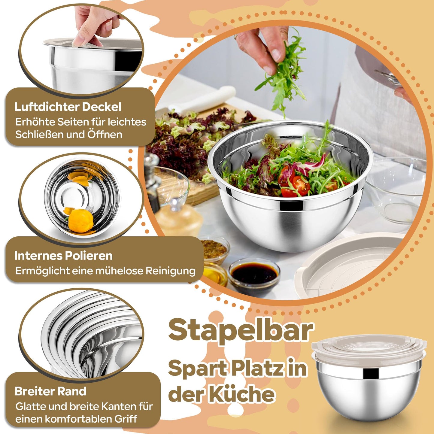 Juego de Cuencos 7 en 1 🥣✨