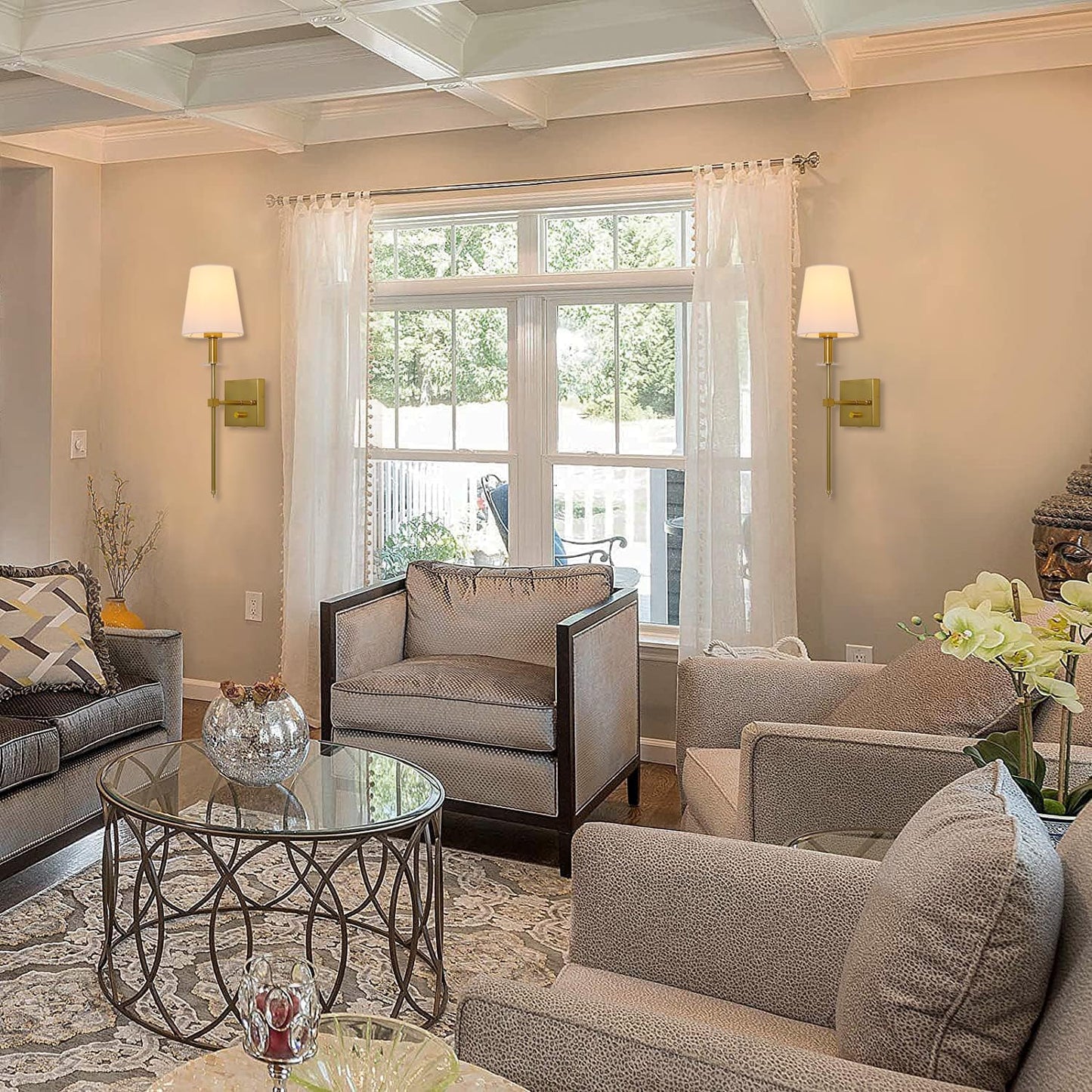 💡✨ Apliques de Pared Recargables x2 – Sin Cables, Regulables con Mando, Instalación Fácil 🎨🔋