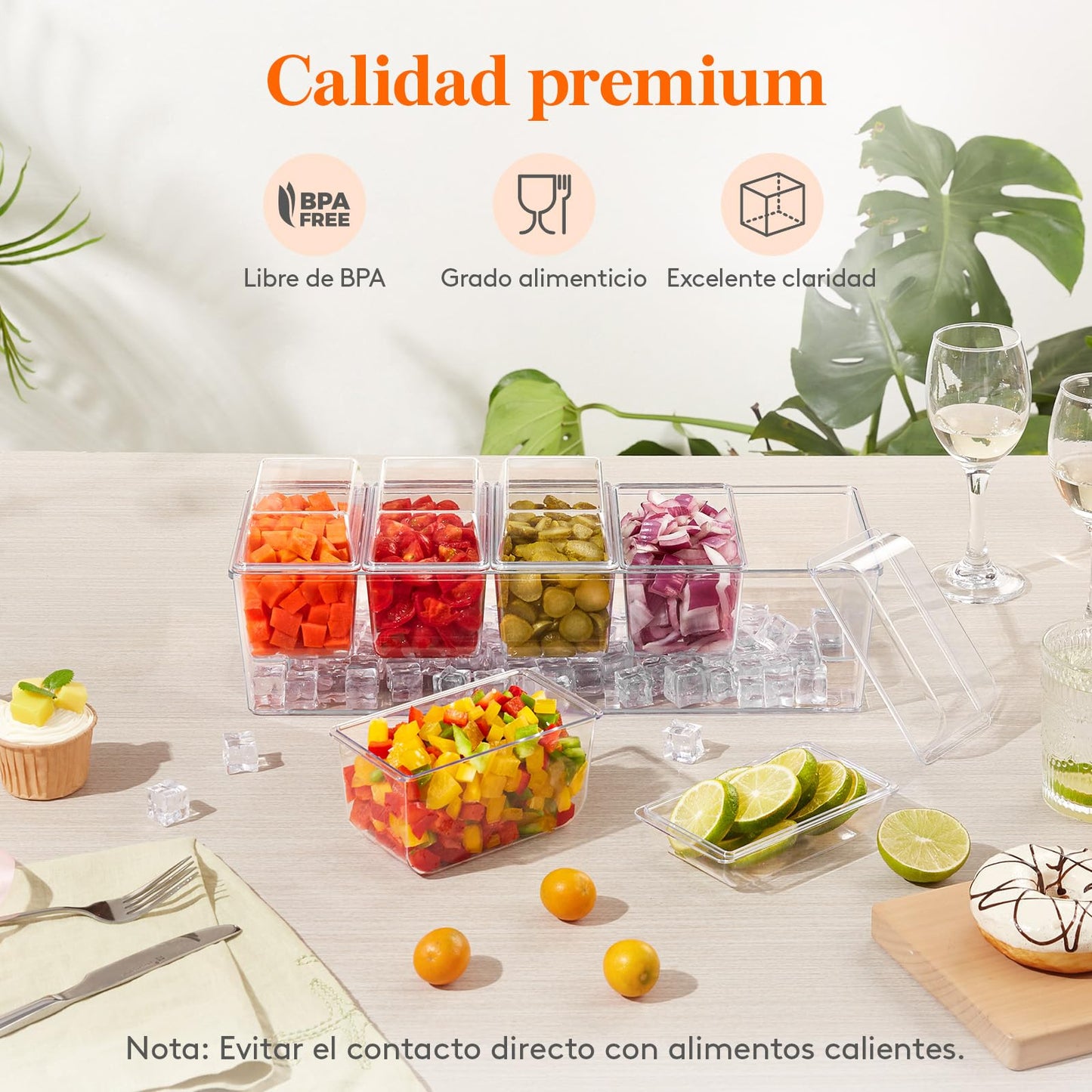🧊 Bandeja Organizadora Refrigerada para Condimentos
